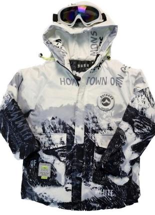 Зимние куртка рост 140см пуросспоро на мальчика на тинсулейте. зима 20237 фото