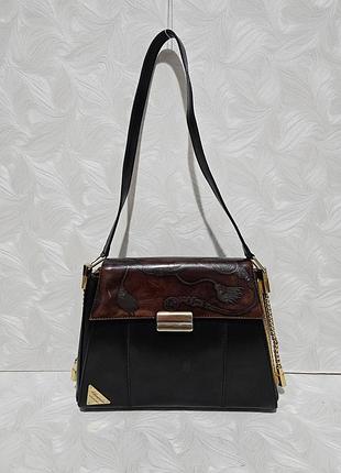 Вінтажна шкіряна сумка alexander