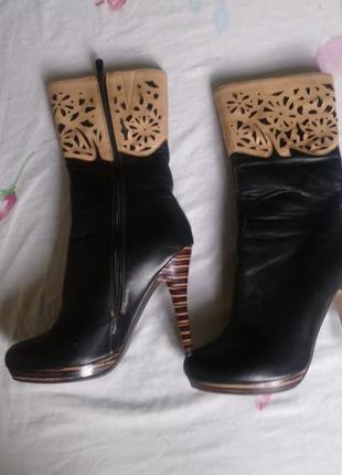 Чобітки з візерунком