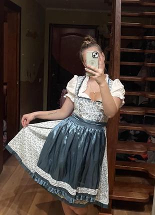 Винтажное баварское платье esmara dirndl