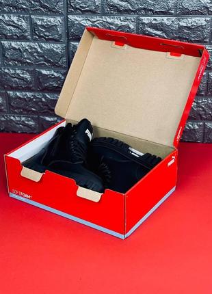Ботинки пума puma черные высокие женские ботинки на меху, универсальные пума, хит!8 фото