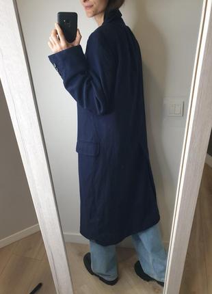 Актуальное длинное шерстяное пальто винтаж винтажное макси миди однобортное5 фото