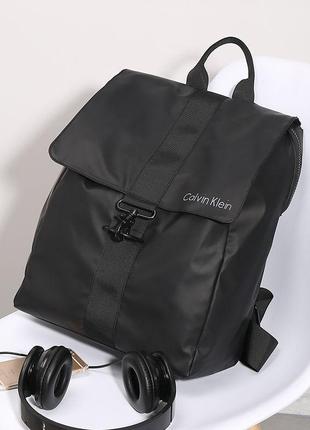 Міський рюкзак в стилі ck + клач в подарунок! чорний унісекс рюкзак. рюкзак для ноутбука.2 фото
