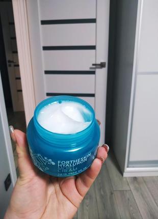 Увлажняющий крем для лица с гиалуроновой кислотой fortheskin hyaluron moist cream 100 мл4 фото