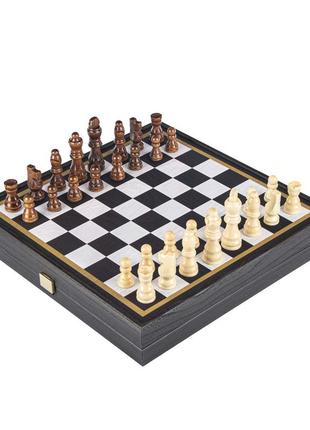 Шахматы, шашки, нарды, людо, змейки-лесенки 5 в 1 manopoulos cbls34bla4 фото