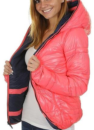 Двусторонняя пуховая лыжная куртка roxy, оригинал, s. в идеале1 фото