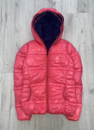 Двусторонняя пуховая лыжная куртка roxy, оригинал, s. в идеале4 фото