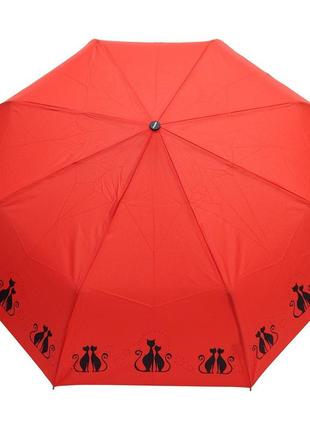 Легкий червоний жіночий зонт doppler ( повний автомат ), арт. 7441465 ct02