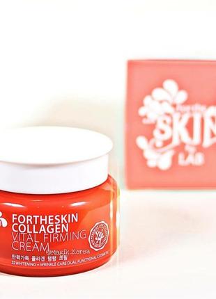 Омолаживающий крем для лица с коллагеном fortheskin collagen vital firming cream 100 мл