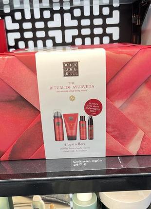 Подарочный набор rituals the ritual of ayurveda ритуалс ритуалс гель пенка масло для душа крем для тела мист спрей