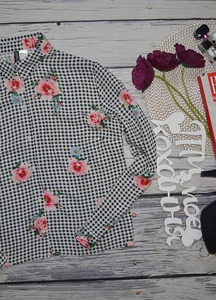 14/xl/44 h&m фирменная натуральная женская рубашка блуза пудровая