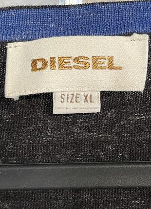 Мужской винтажный новый шерстяной кардиган diesel xl2 фото