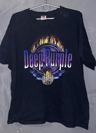 Винтажная футболка deep purple