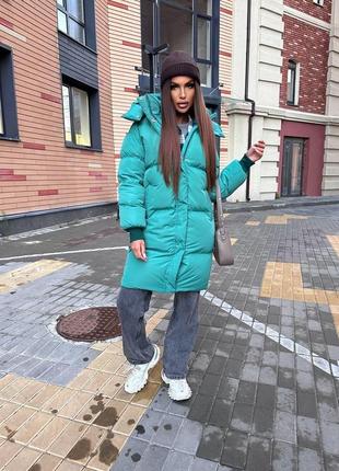Женская зимняя легкая куртка пуховик с трикотажными манжетами под заказ 2-6 дней5 фото