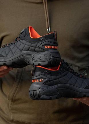 Зимние мужские кроссовки merrell ice cap moc 2 black orange (термо) 41-44-462 фото