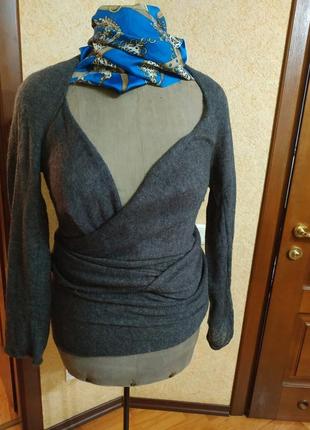 Кофта кардиган накидка 3