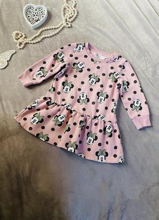 Платье платье h&amp;m микки
