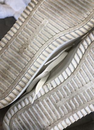 Zara білі кросівки кеди сліпони7 фото