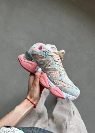 New balance 9060 pink кросівки