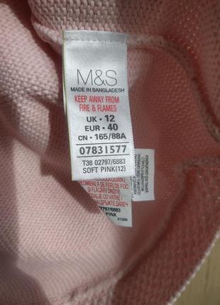 Кофта  рожева m&s розмір 12 l5 фото