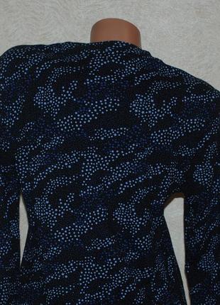 Блуза принтована бренду marks &amp; spencer /100%бавовна/10 фото