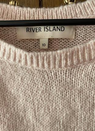 Шерстяной женский новогодний свитер santa baby river island3 фото