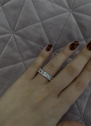 Раздельное серебренное кольцо