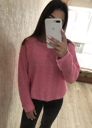 Розовый свитер2 фото
