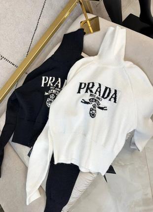 Светр prada з горлом  s m