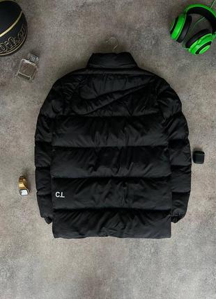 Трендовая премиум куртка зимняя в стиле найк nike качественная стильная с воротником в логотипе на спине до -10 брендовая2 фото