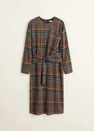 Платье в клетку mango - s, m 5