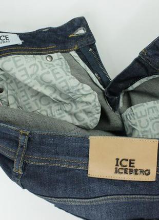 Качественные брендовые джинсы iceberg shangai 27 slim fit blue women's jeans8 фото