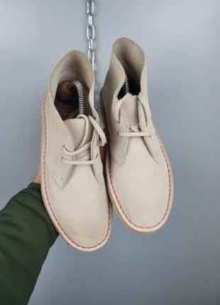 Кожаные замшевые сапожки туфли clarks disnep5 фото