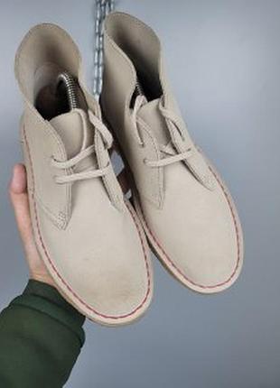 Кожаные замшевые сапожки туфли clarks disnep4 фото
