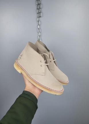 Кожаные замшевые сапожки туфли clarks disnep
