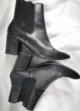 Классические женские полуботинки, полусапоги, ботильоны с острым носиком на каблуке5 фото