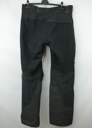 Технологические зимние брюки haglöfs couloir q gore-tex recco softshell black pants7 фото