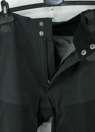 Технологические зимние брюки haglöfs couloir q gore-tex recco softshell black pants3 фото