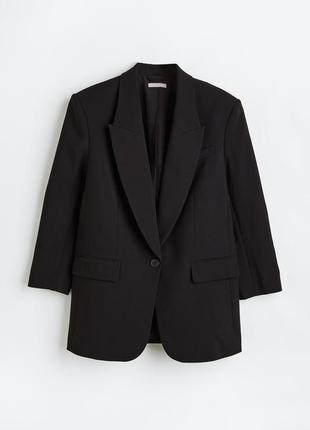 Стильный брендовый пиджак блейзер h&m оверсайз жакет нм бренд новый удлиненный оригинал