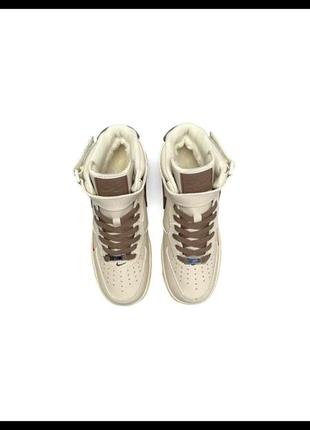 Nike air force 1 high brown online