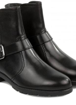 Зимові, жіночі, шкіряні черевики *tamaris*