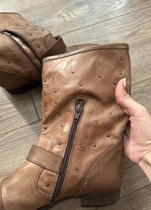 Ботиночки / сапожки кожа