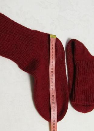 Женские шерстяные носки ручной работы р.38-406 фото