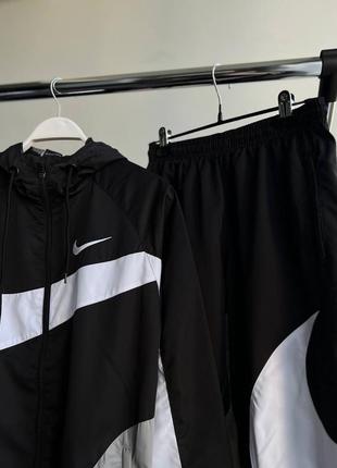 Стильный ретро костюм в стиле найк nike old school брендовый качественный мужской комплект ветровка мастерка и штаны4 фото