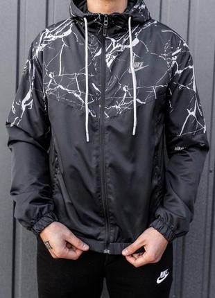 Мужская демисезонная куртка ветровка мужская осенняя ветровка nike1 фото