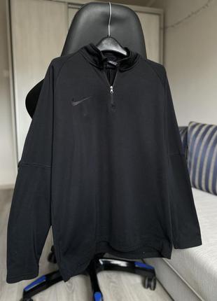 Спортивная черная кофта nike флис флисовая3 фото
