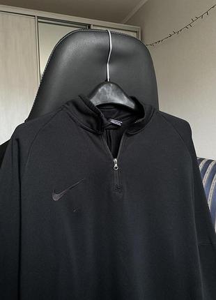 Спортивная черная кофта nike флис флисовая4 фото