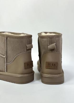 Встигни забрати свій розмір! зимові уггі ugg khaki на середній підошві2 фото