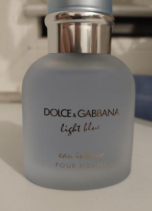 Парфумована вода  dolce&gabbana light blue eau intense pour homme7 фото