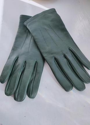 Новые кожаные перчатки marks spencer размер l